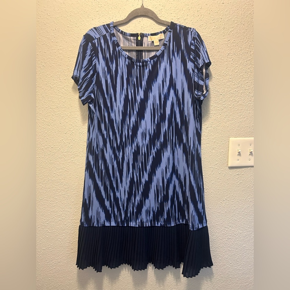 Michael Kors Blue Patterned Blouse